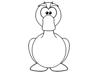 Coloriage Oie